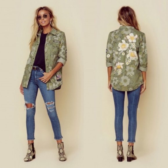 Spell & the Gypsy Collective Designs Eden Camo Jacket - Picture 4 of 6